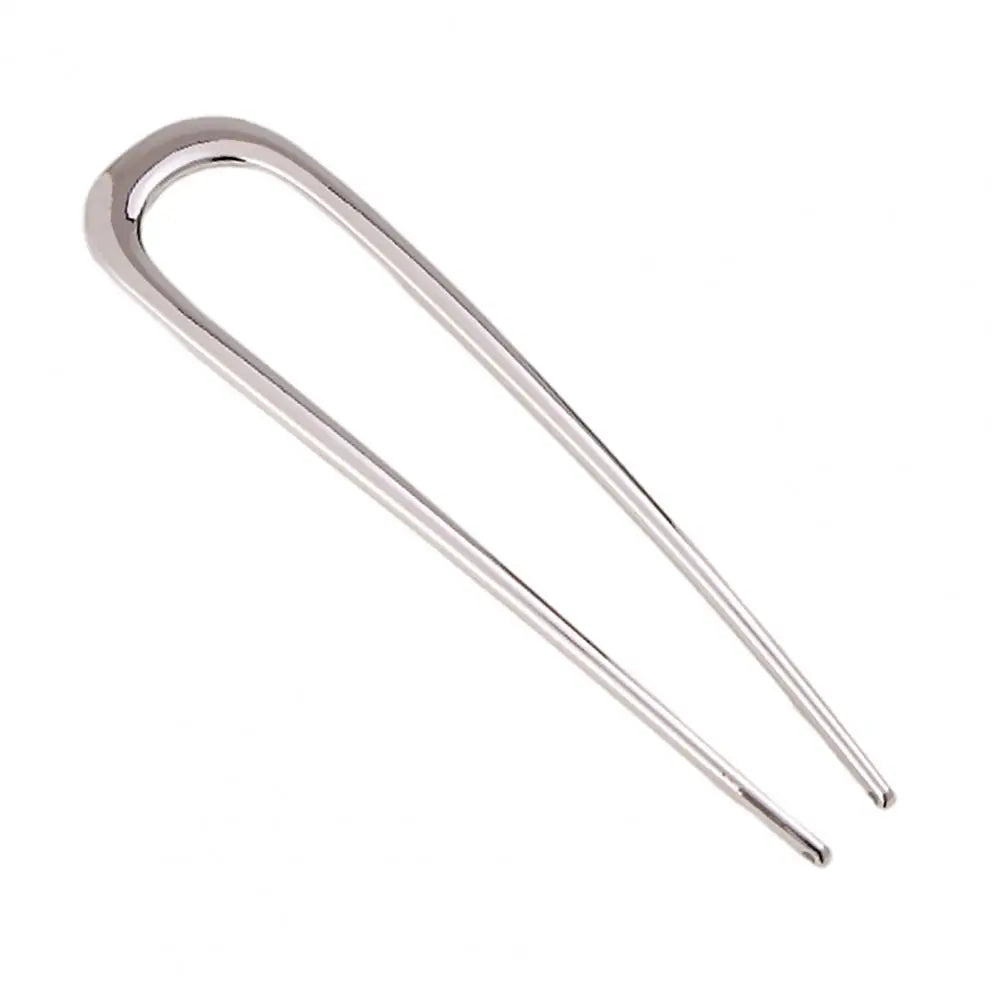 U-Shaped Hair Fork - Silver