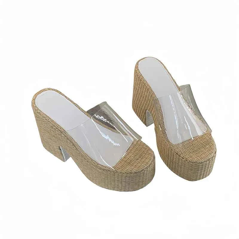 Ultra High Heel Sandals Platform Shoes for Women