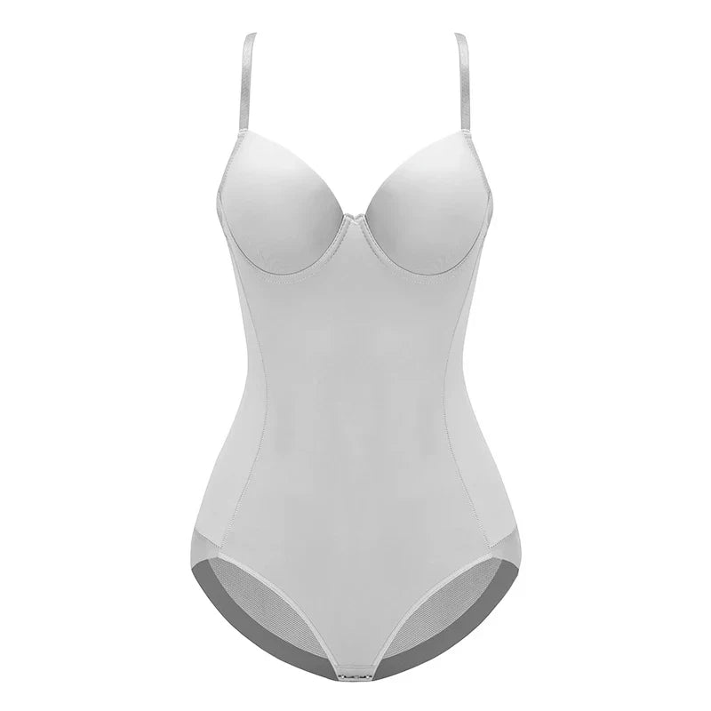 Underwire White Bodysuit Women - gray / XL