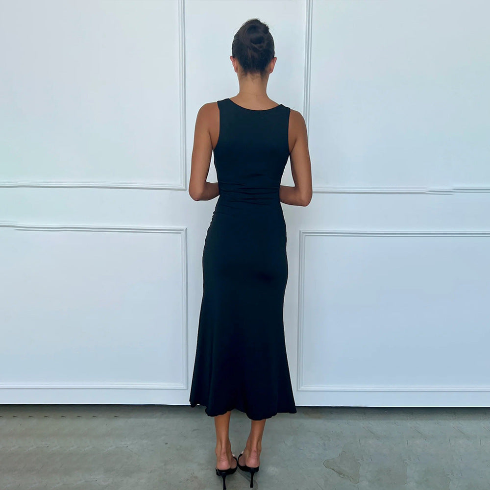 V-neck Sheath Dress - Other