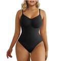 V Neck Spaghetti Strap Bodysuits Compression Body Suits