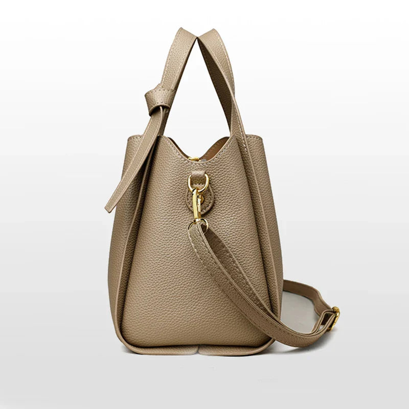 Versatile Bucket Shoulder Bags Women