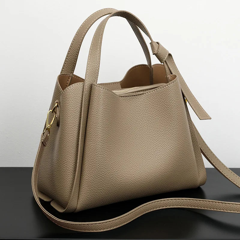 Versatile Bucket Shoulder Bags Women