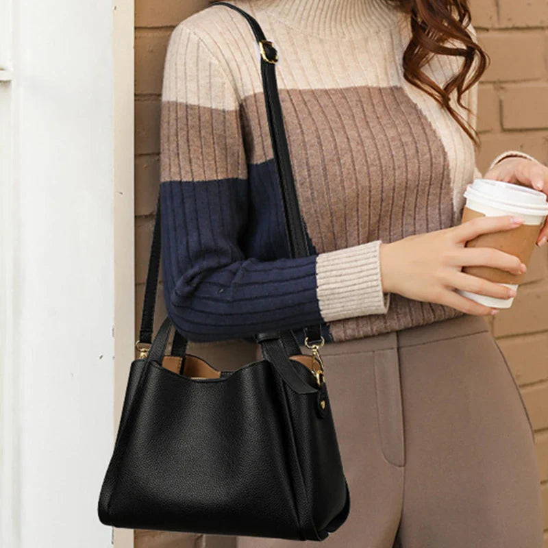 Versatile Bucket Shoulder Bags Women