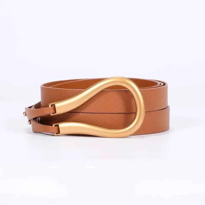 Versatile Horseshoe Buckle Decoration Belt