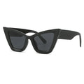 Vintage Cat Eye Sunglasses for Women - Black-Black / As the picture
