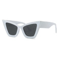 Vintage Cat Eye Sunglasses for Women - White-Black / As the picture