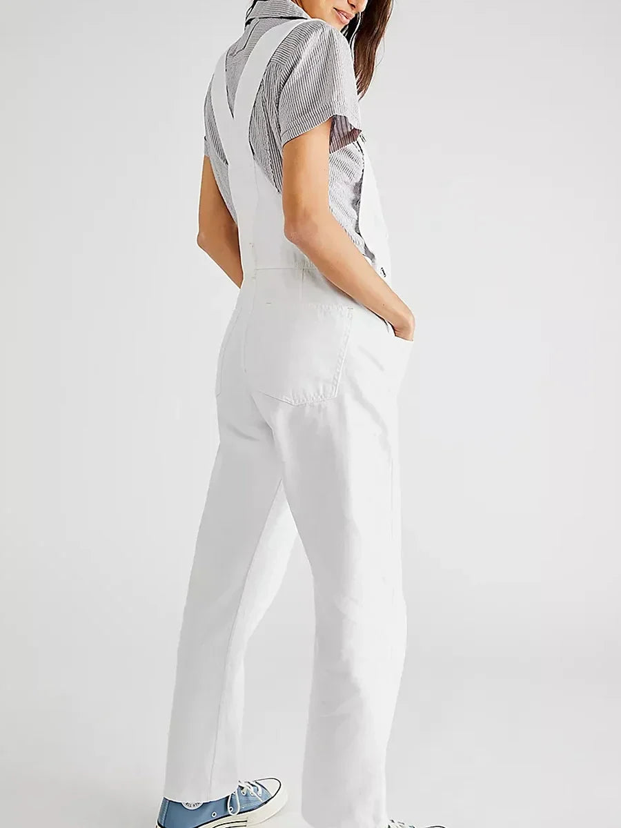 Vintage Denim Overalls for Women