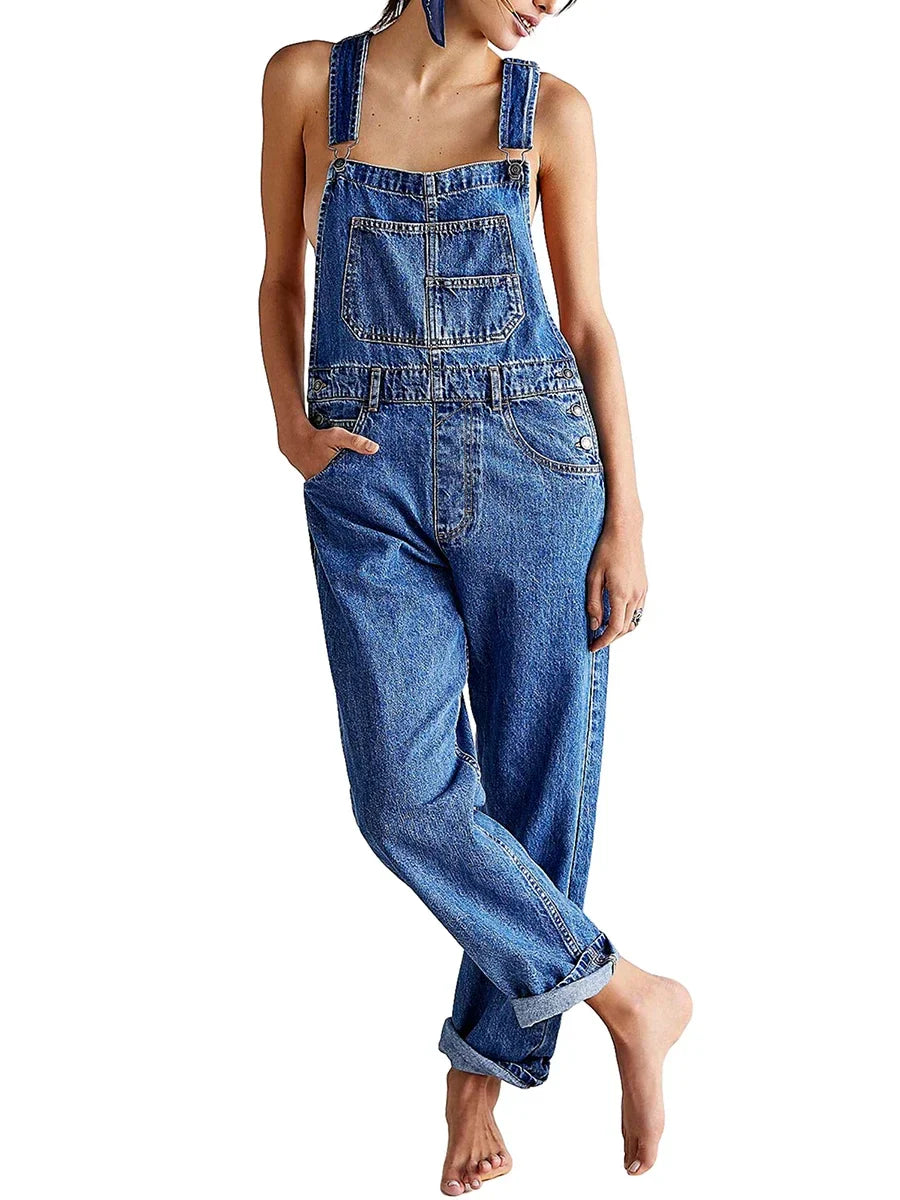 Vintage Denim Overalls for Women - A / S