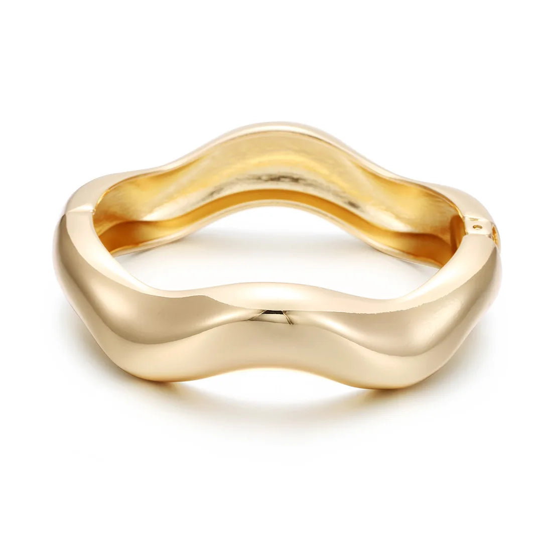 Vintage Irregular Resin Acrylic Chunky Bangles - A5