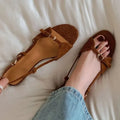 Vintage Line Flat Sandals