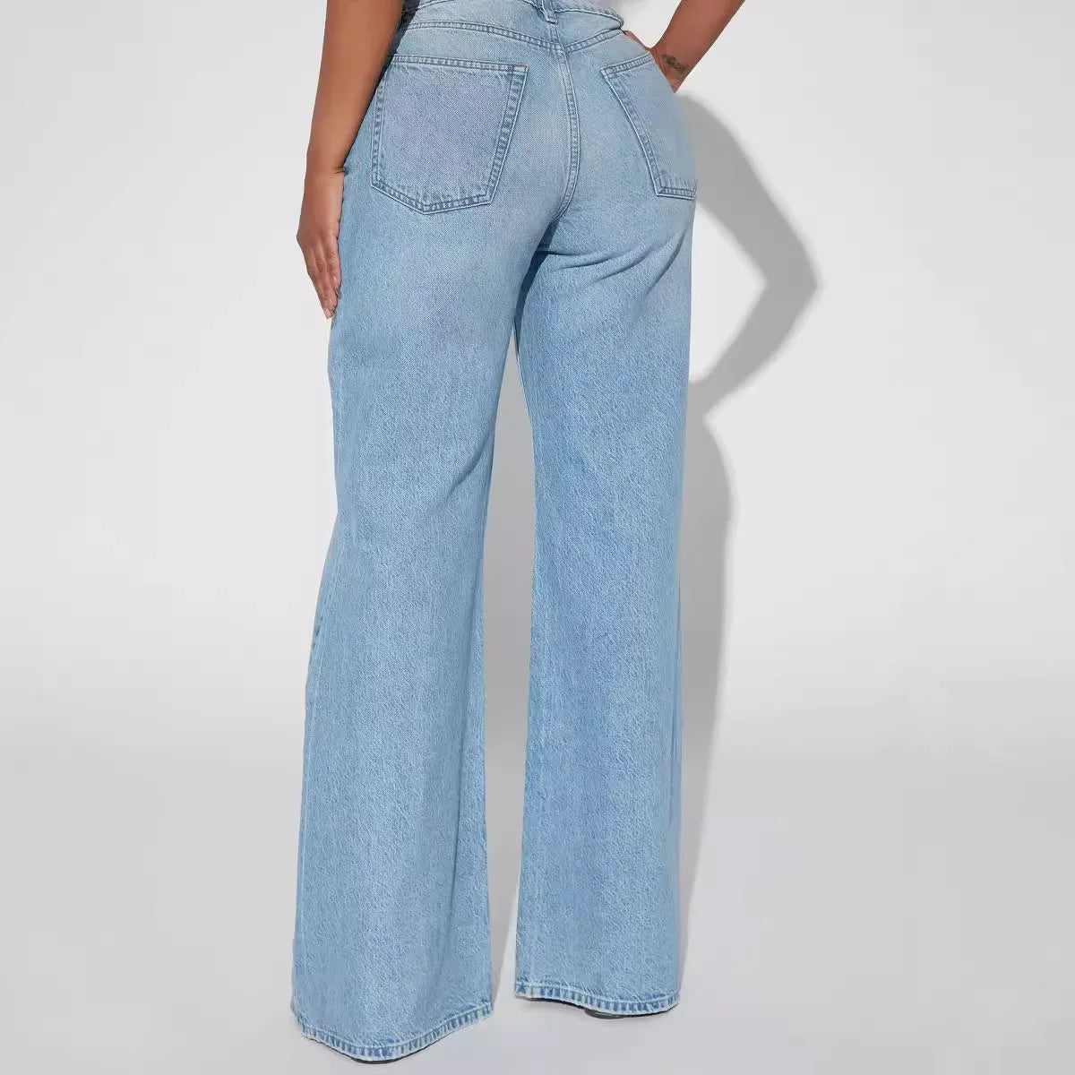 Vintage Loose-Fit Non-Stretch Wide-Leg Women’s Jeans