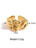 Vintage Stainless Steel Unique Heart Shaped Ring - JDR202288 / 7
