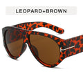 Vintage Style Sunglasses Woman - Leopard Tea