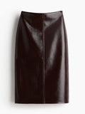 Vintage Women Leather Sets - skirt 2 / L