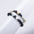 Volcanic Rock Bracelet Suit Men And Women Couple Style - CZL05506 - electronic accessories