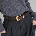 Western Belt for Women Genuine Leather