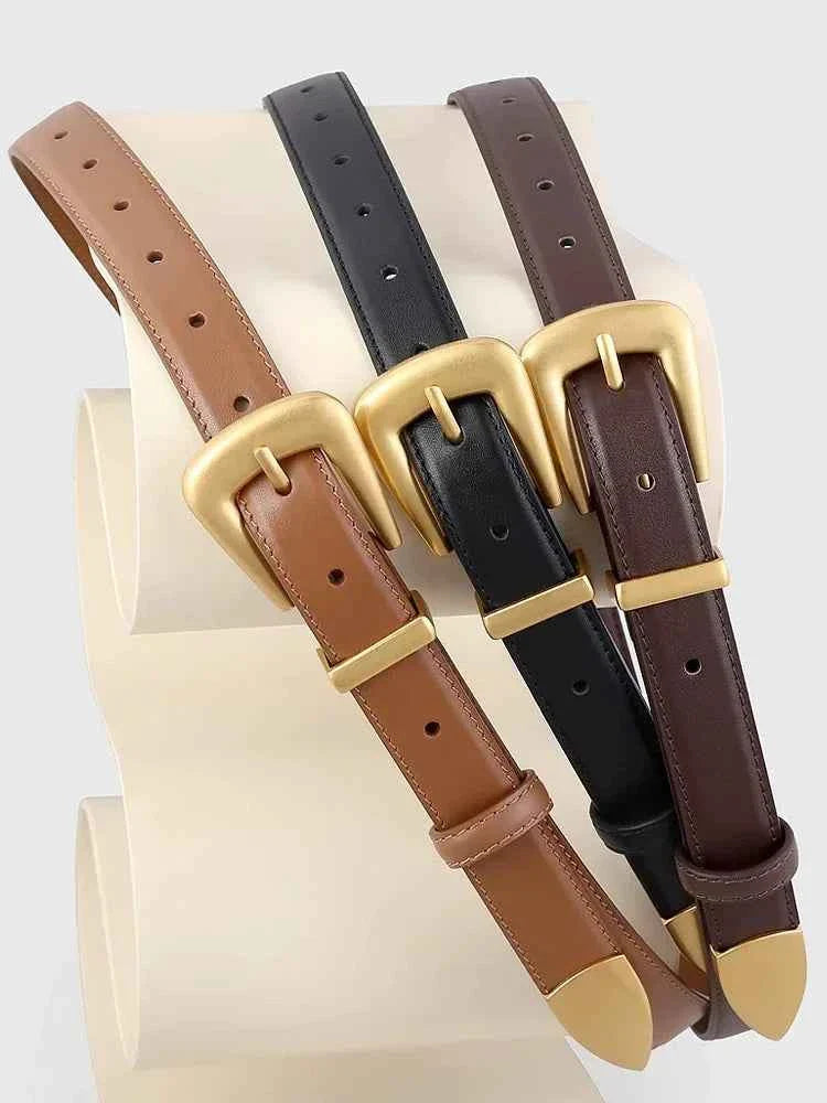 Western Belt for Women Genuine Leather