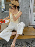 White High Waist Ankle-length Jeans Women Vintage Loose Straight Denim