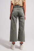 Wide Leg Jeans in Gray - Norellé