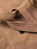 With Belt Khaki Double Breasted Trench Vintage