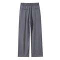 With Belt Paper Bag Type Draping Casual Trousers - Other