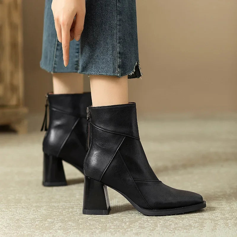 Woman Chunky Ankle Boots Women