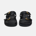 Woman Flat Slingback Shoes Female Summer Straps Round Toe