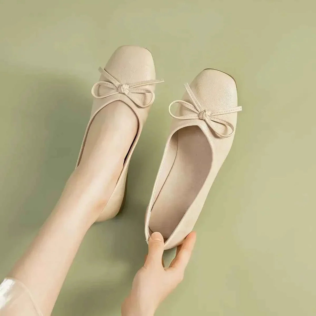 Woman Pumps Square Toe Comfortable Shoes for Women