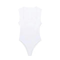 Woman Sleeveless Bodysuit Square Neck - S / WHITE - Other