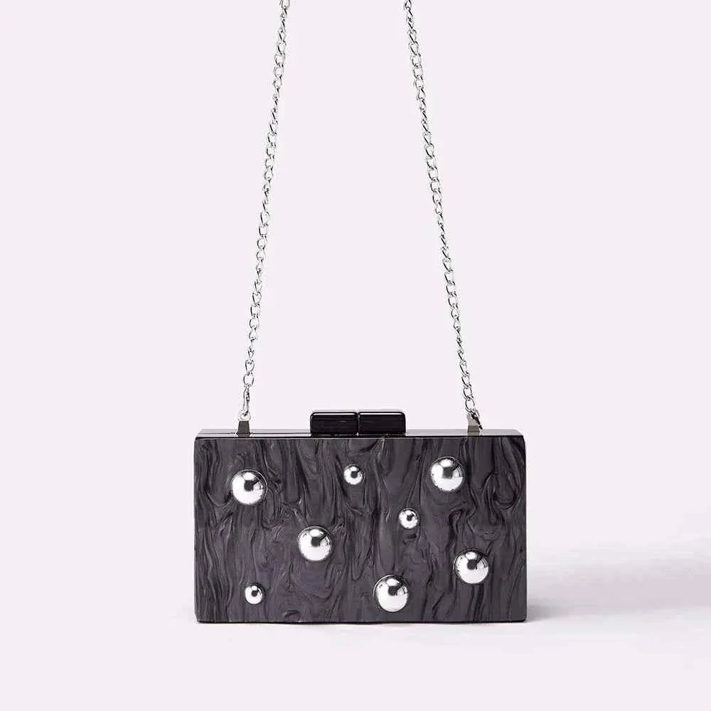 Women Acrylic Box Evening Clutch Bags