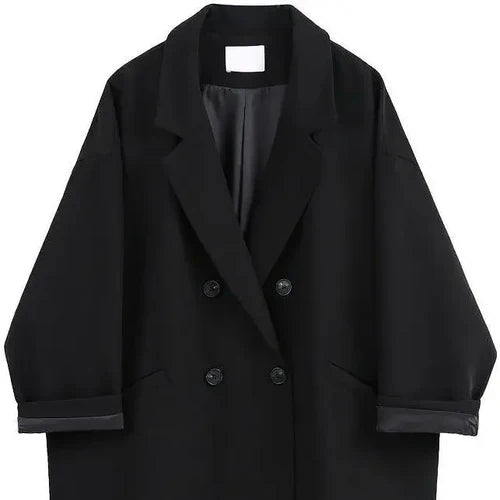 Women Blazer Vintage Suit - S / black - Other