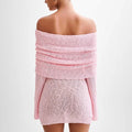 Women Bodycon Knitted Mini Dress