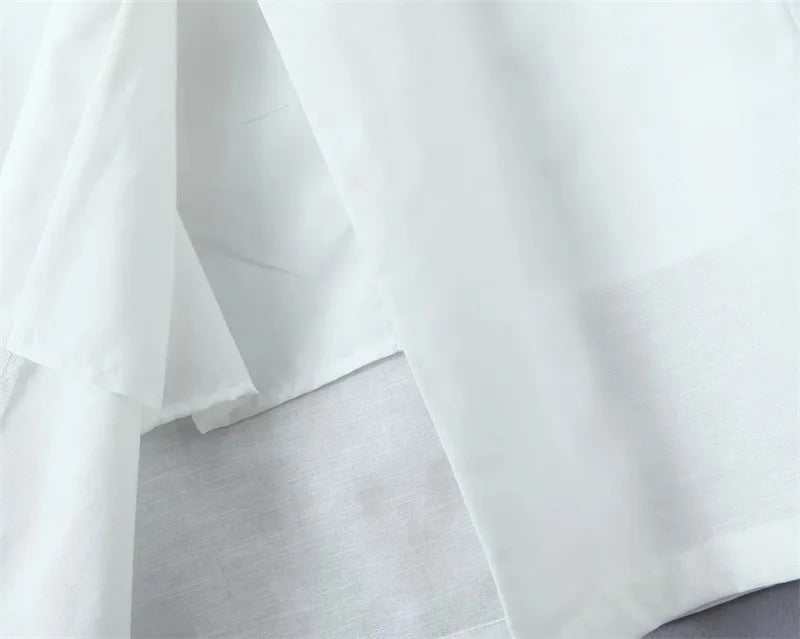 Women Button Up White Sleeveless Maxi Dress