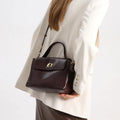 Women Cowhide Genuine Leather Tote Bag