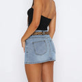 Women Denim Mini Skirt