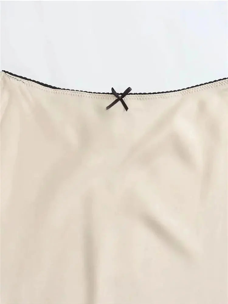 Women Fashion Satin Texture Skirt - Other