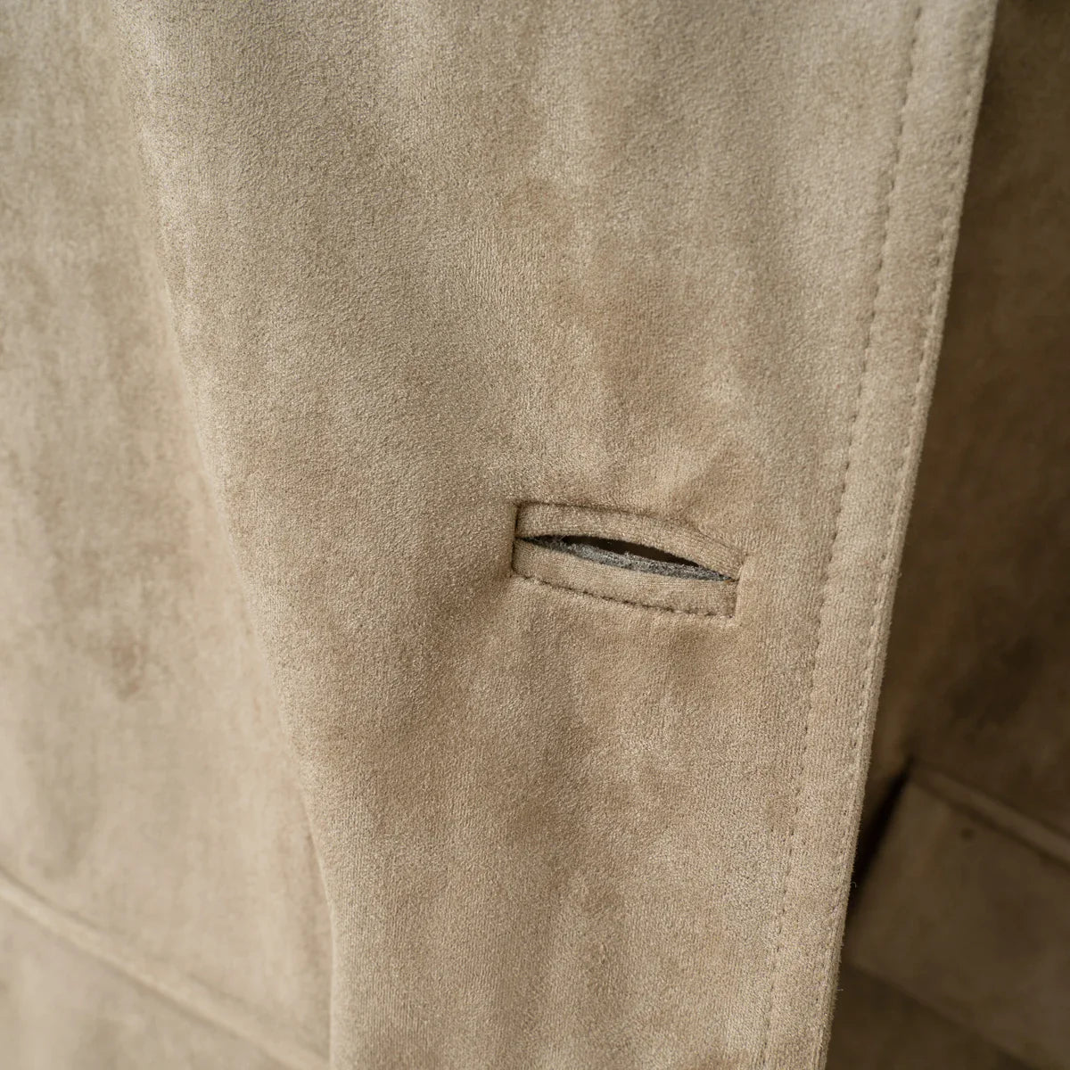 Women Fashion Suede Basic Jacket - Other