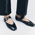 Women Flats Shallow Mouth Autumn Pointed Toe Loafers Ballerinas