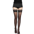 Women Floral Lace Patchwork Over Knee Thigh High Elastic