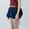 Women Lantern Mini Skirt