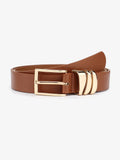 Women Leather Belt - Brown / 102cm