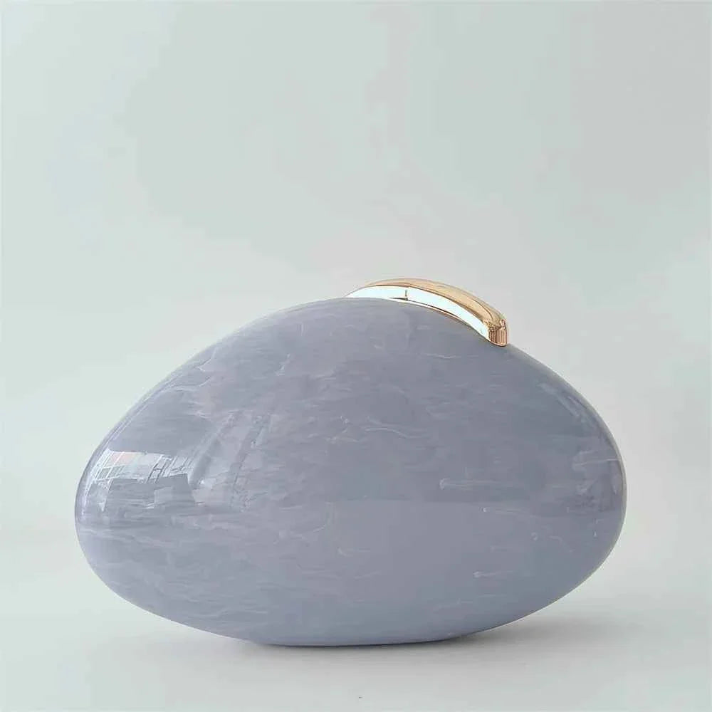 Women Metal Handle Mini Purse