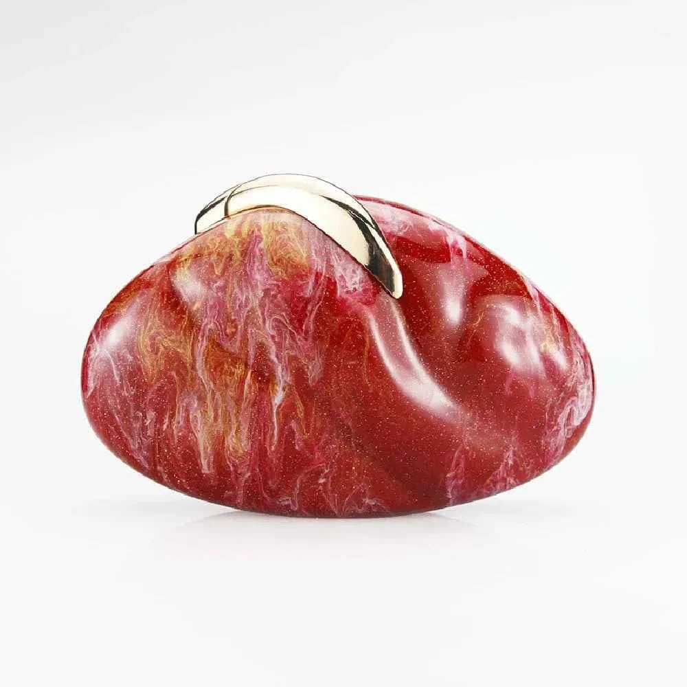 Women Metal Handle Mini Purse