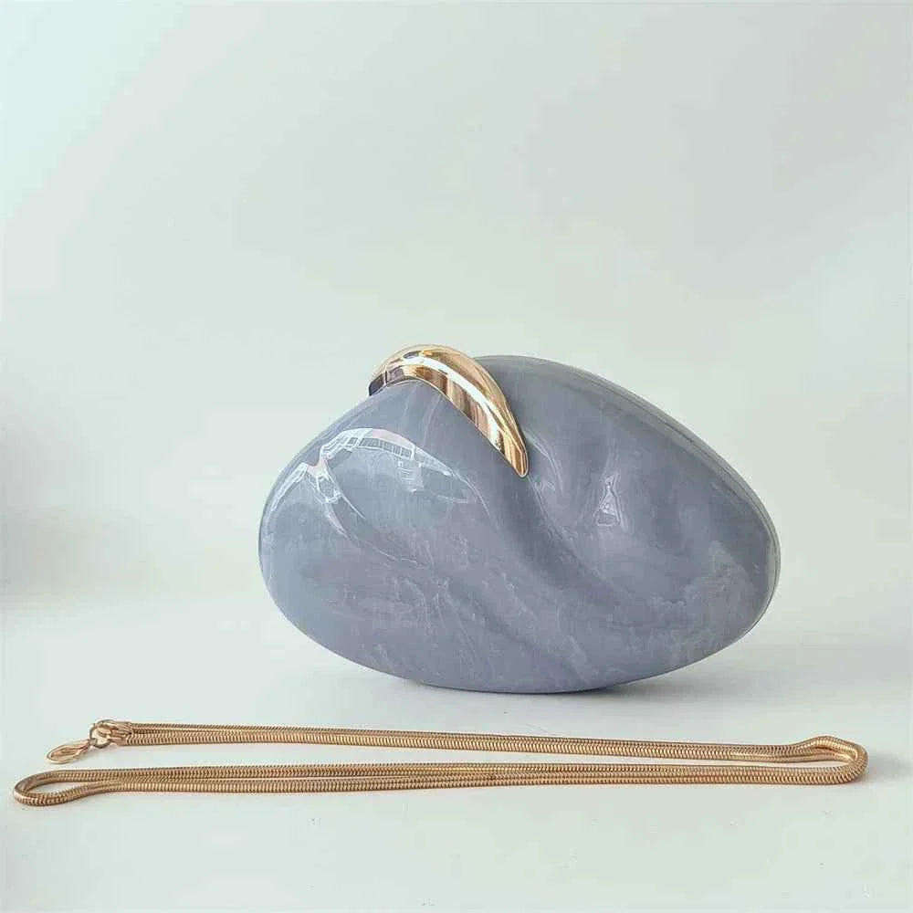 Women Metal Handle Mini Purse