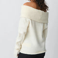 Women Off Shoulder Sweater