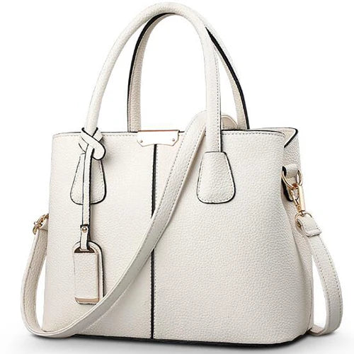 Women PU Leather Handbags - 29.5x13x21.5cm / beige