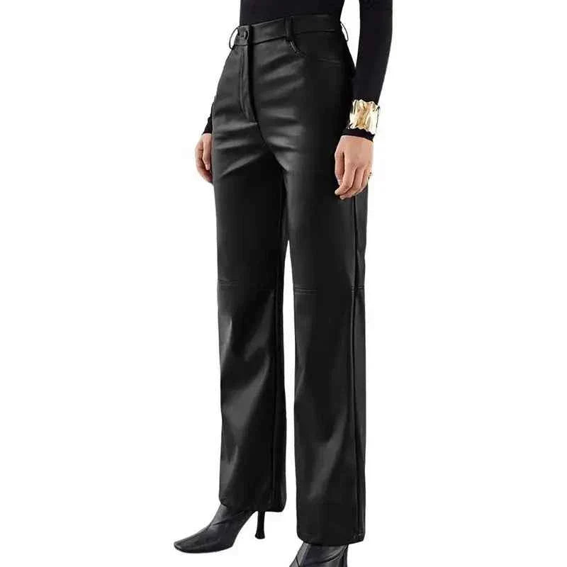 Women PU Leather Pants