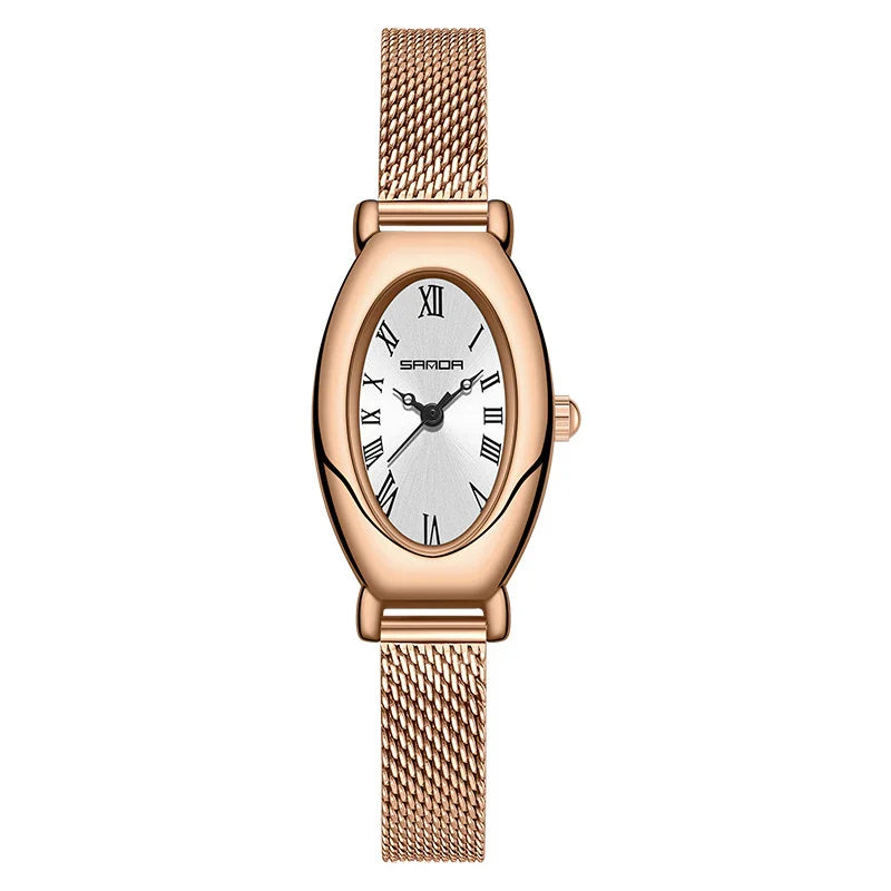 Women Quartz Watch Vintage Stainless Steel - 09