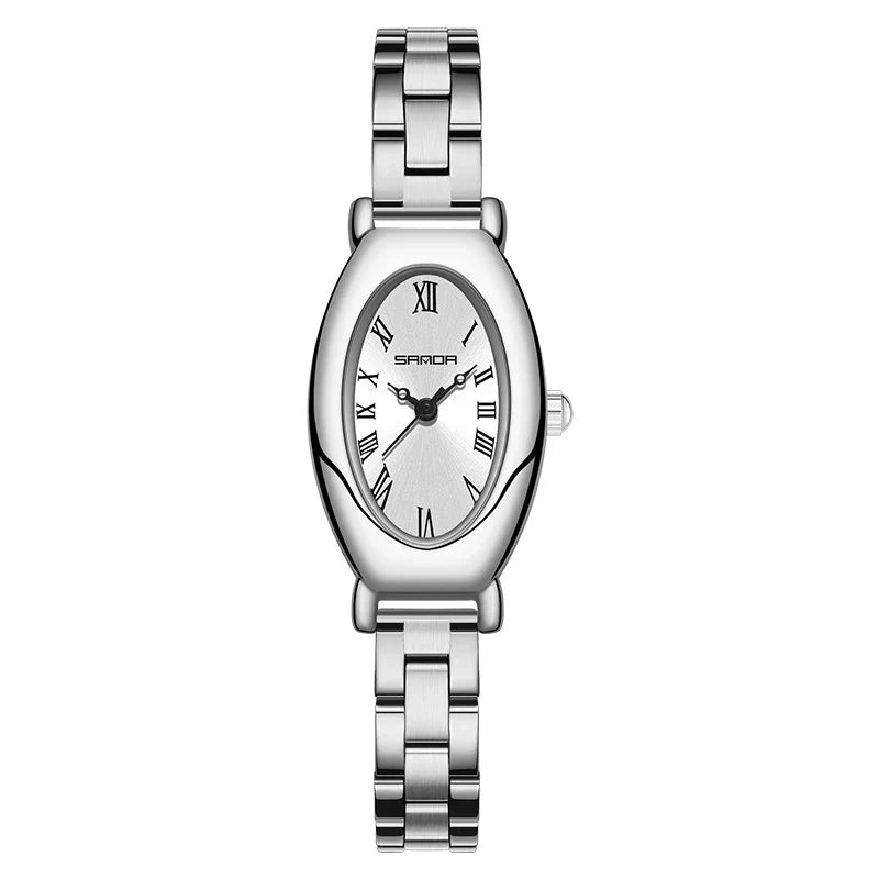 Women Quartz Watch Vintage Stainless Steel - 10